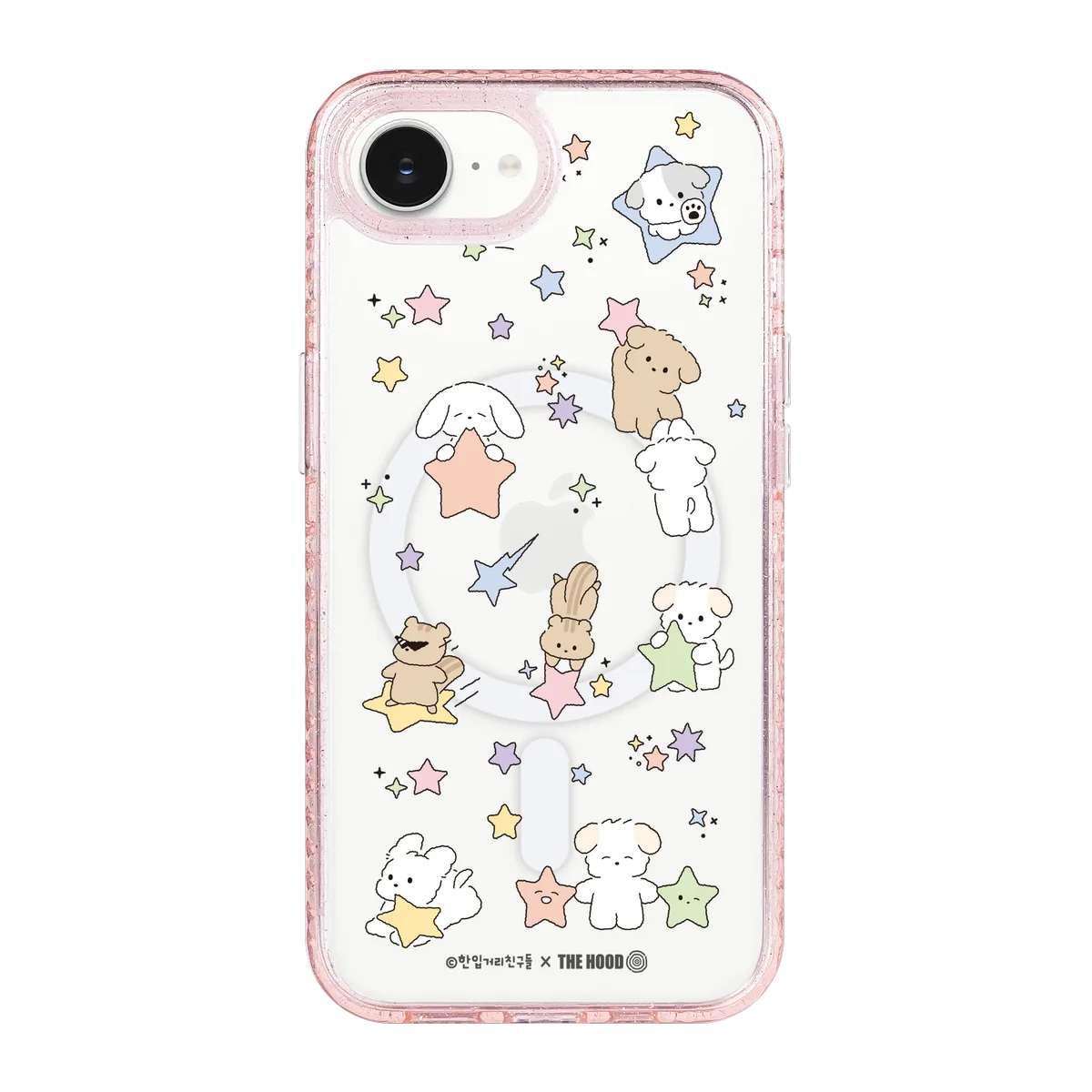 6124-iphone-16-e-golden-case-magsafe-compatible-pink-glitter