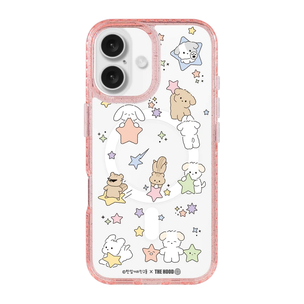 6124-iphone-16-golden-case-magsafe-compatible-pink-glitter
