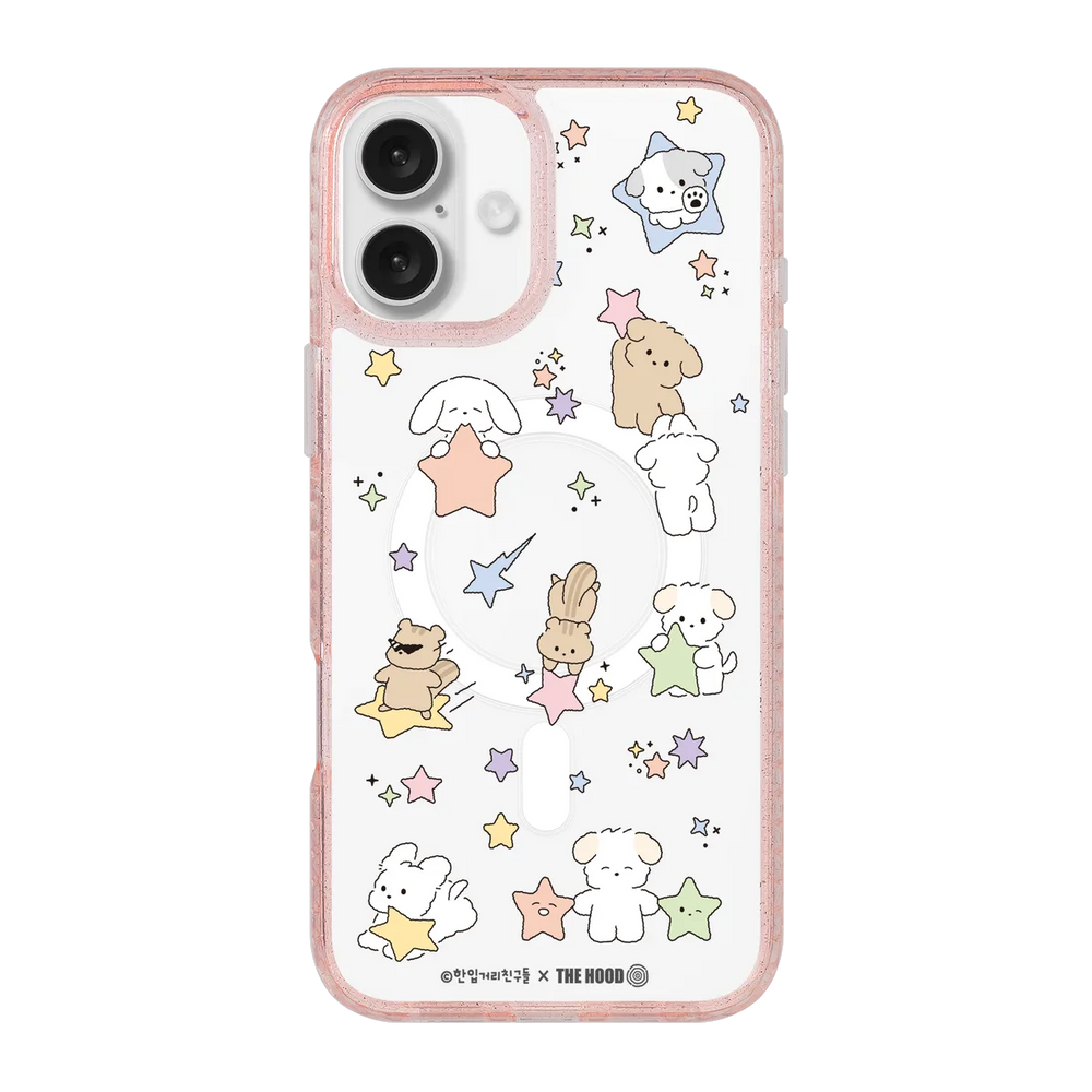 6124-iphone-16-plus-golden-case-magsafe-compatible-pink-glitter