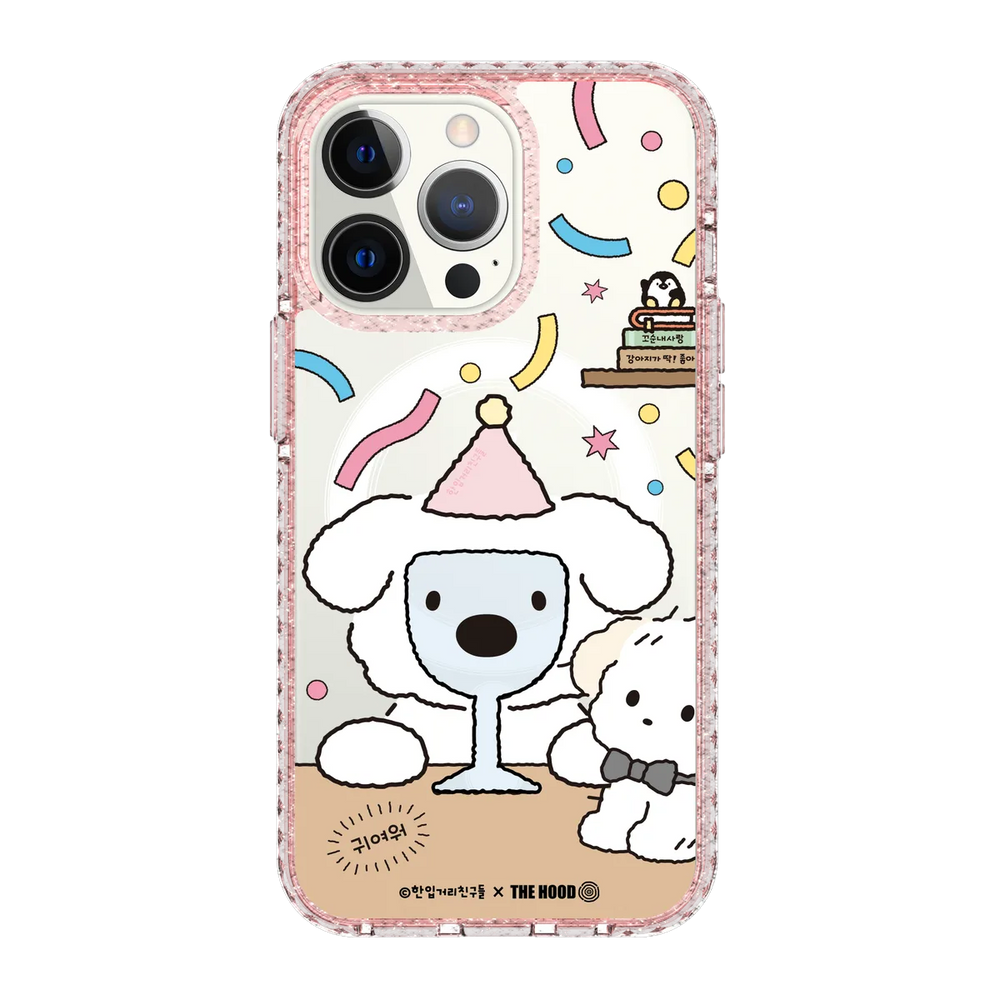 6125-iphone-13-pro-golden-case-magsafe-compatible-pink-glitter