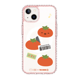 6133-iphone-13-golden-case-magsafe-compatible-pink-glitter