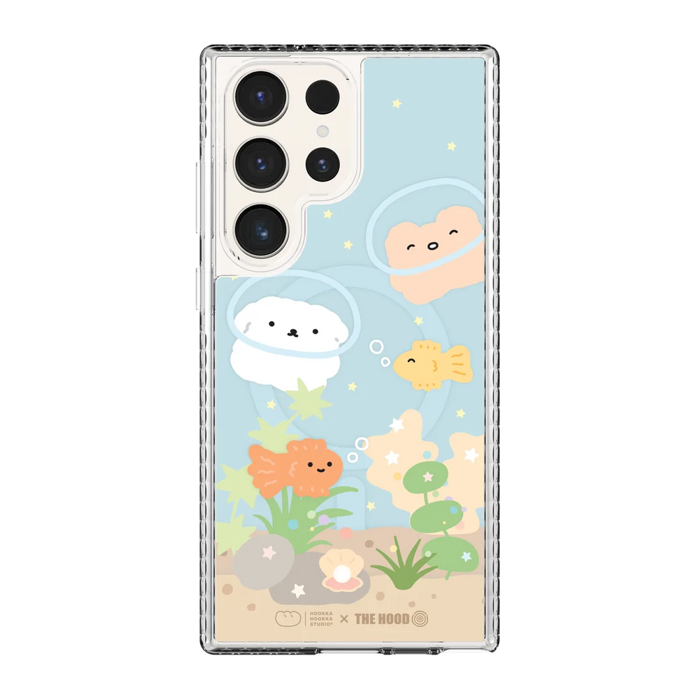 6134-galaxy-s23-ultra-golden-case-magsafe-compatible-transparent