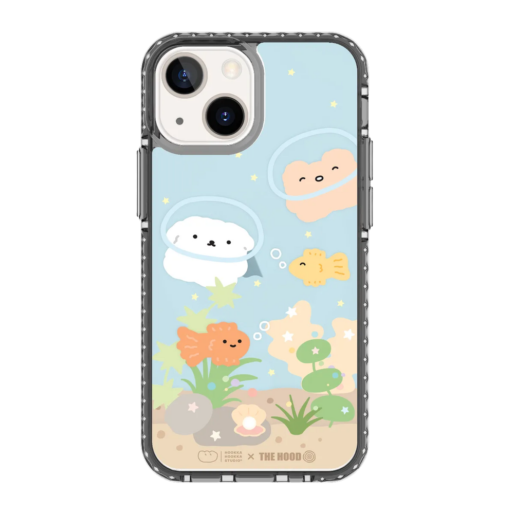6134-iphone-13-mini-golden-case-magsafe-compatible-transparent-black