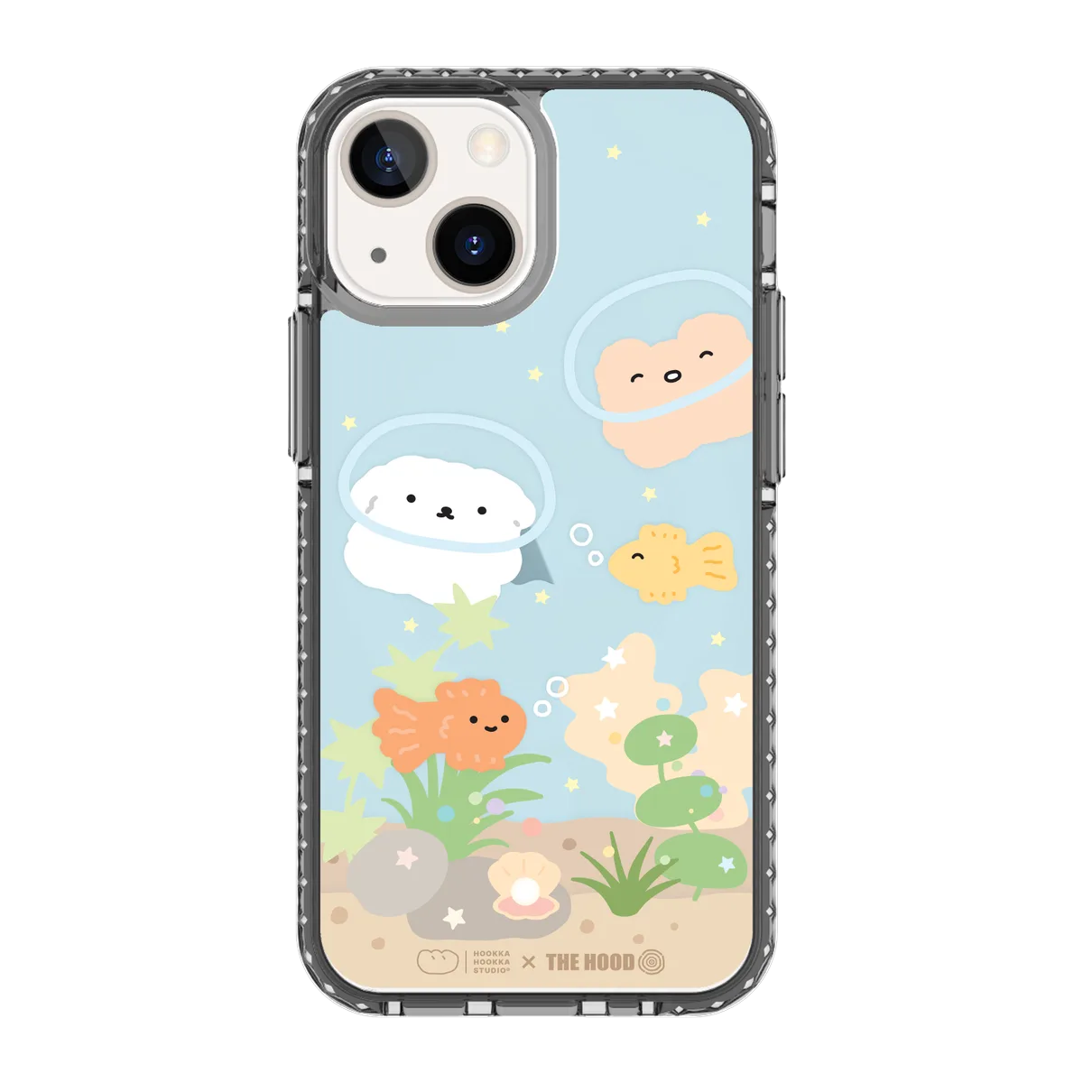 6134-iphone-13-mini-golden-case-magsafe-compatible-transparent-black