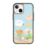 6134-iphone-13-mini-golden-case-magsafe-compatible-transparent-black