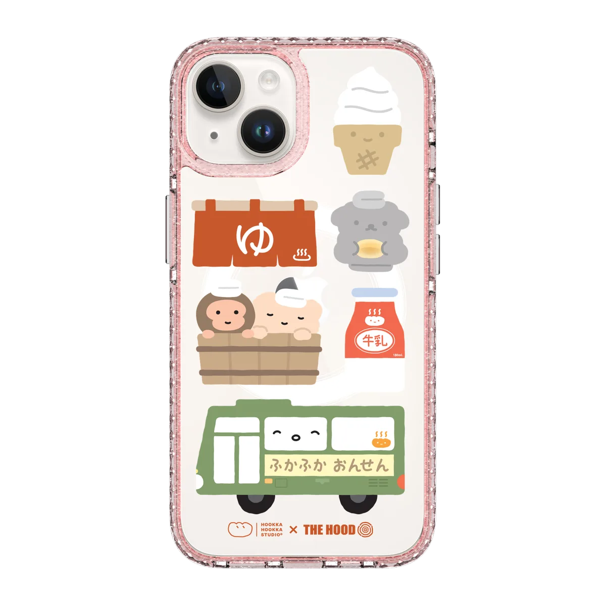 6135-iphone-14-golden-case-magsafe-compatible-pink-glitter