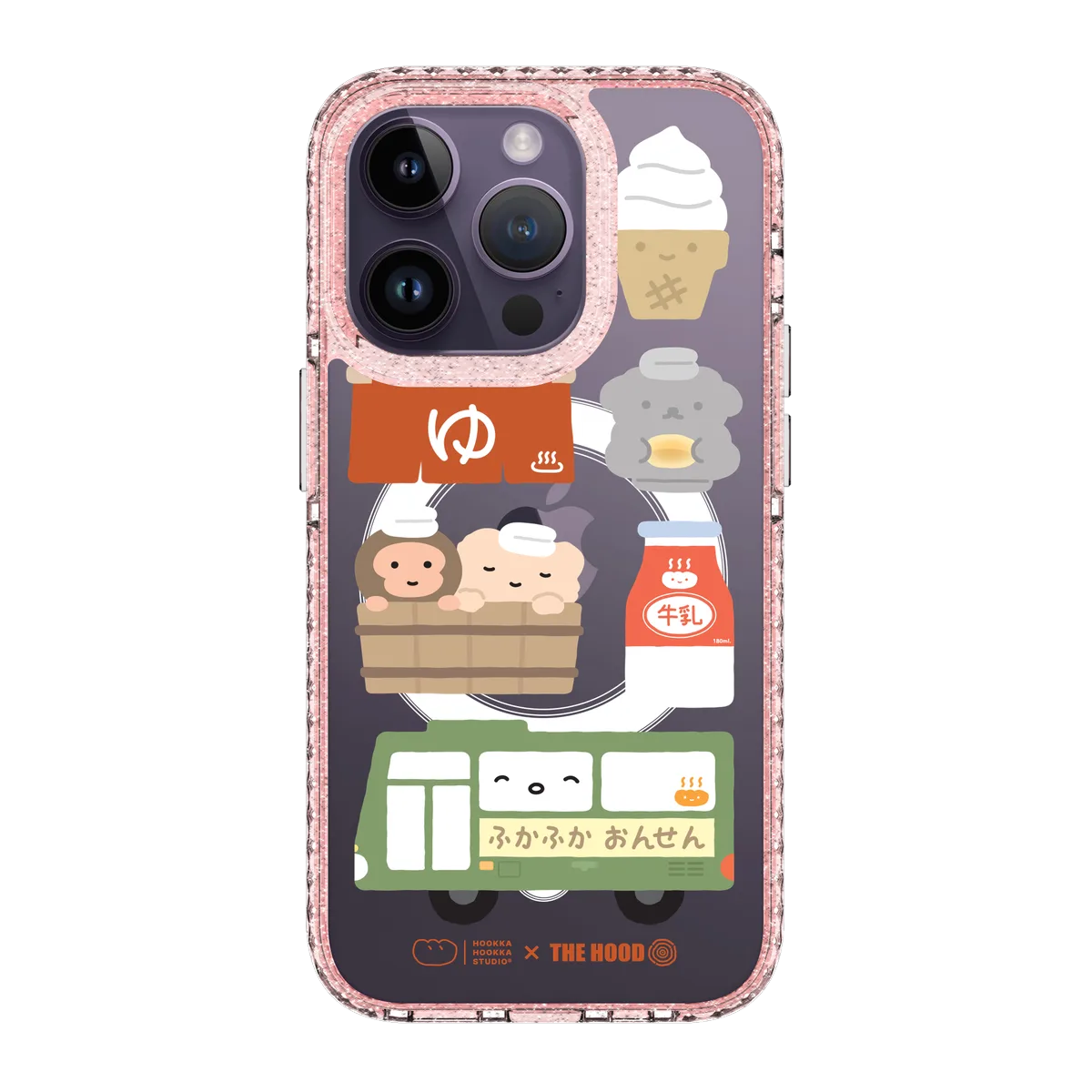 6135-iphone-14-pro-golden-case-magsafe-compatible-pink-glitter