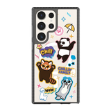 6136-galaxy-s23-ultra-golden-case-magsafe-compatible-transparent-black