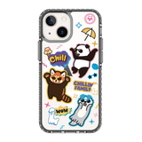 6136-iphone-13-mini-golden-case-magsafe-compatible-transparent-black