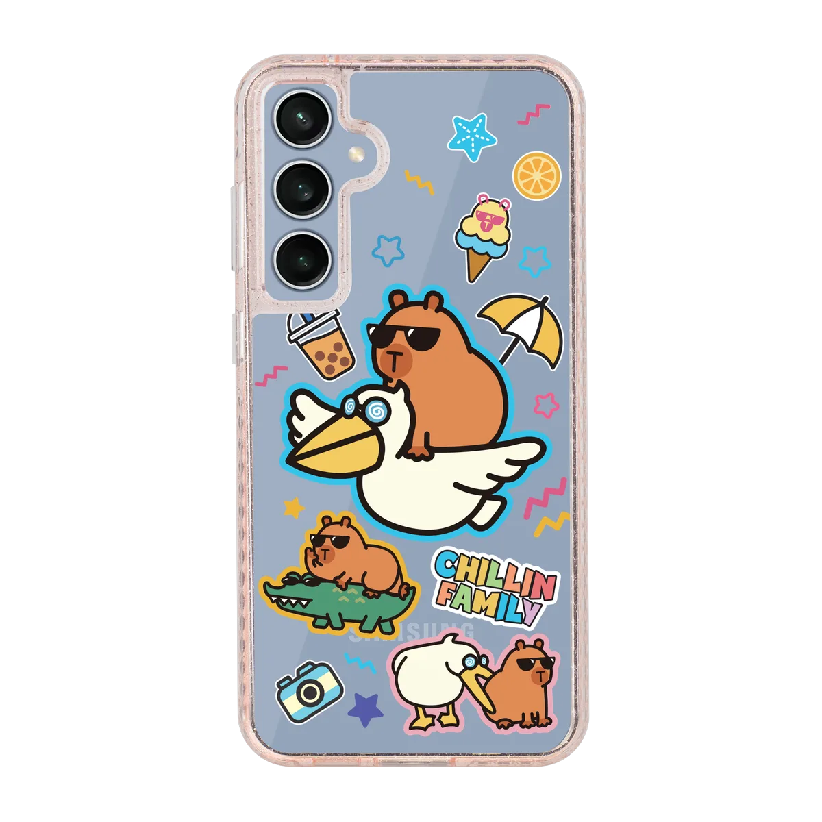 6137-galaxy-s23-fe-golden-case-pink-glitter