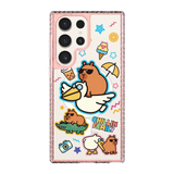 6137-galaxy-s23-ultra-golden-case-magsafe-compatible-pink-glitter