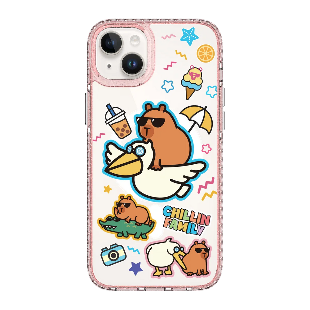 6137-iphone-14-plus-golden-case-magsafe-compatible-pink-glitter