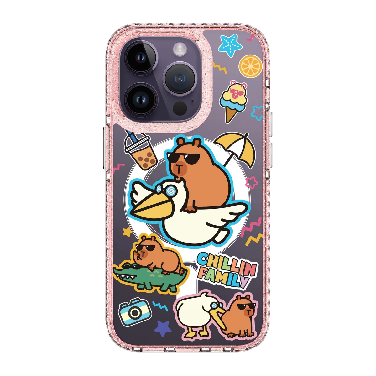 6137-iphone-14-pro-golden-case-magsafe-compatible-pink-glitter