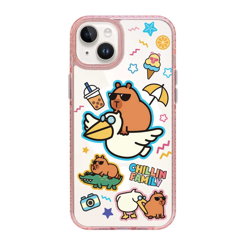 6137-iphone-15-plus-golden-case-magsafe-compatible-pink-glitter