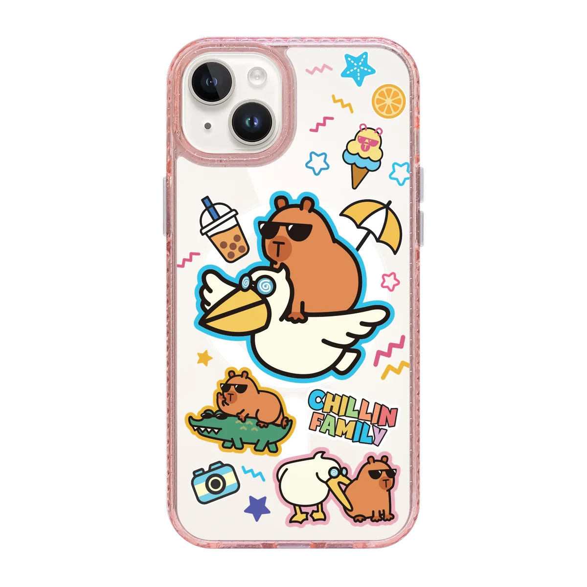 6137-iphone-15-plus-golden-case-magsafe-compatible-pink-glitter