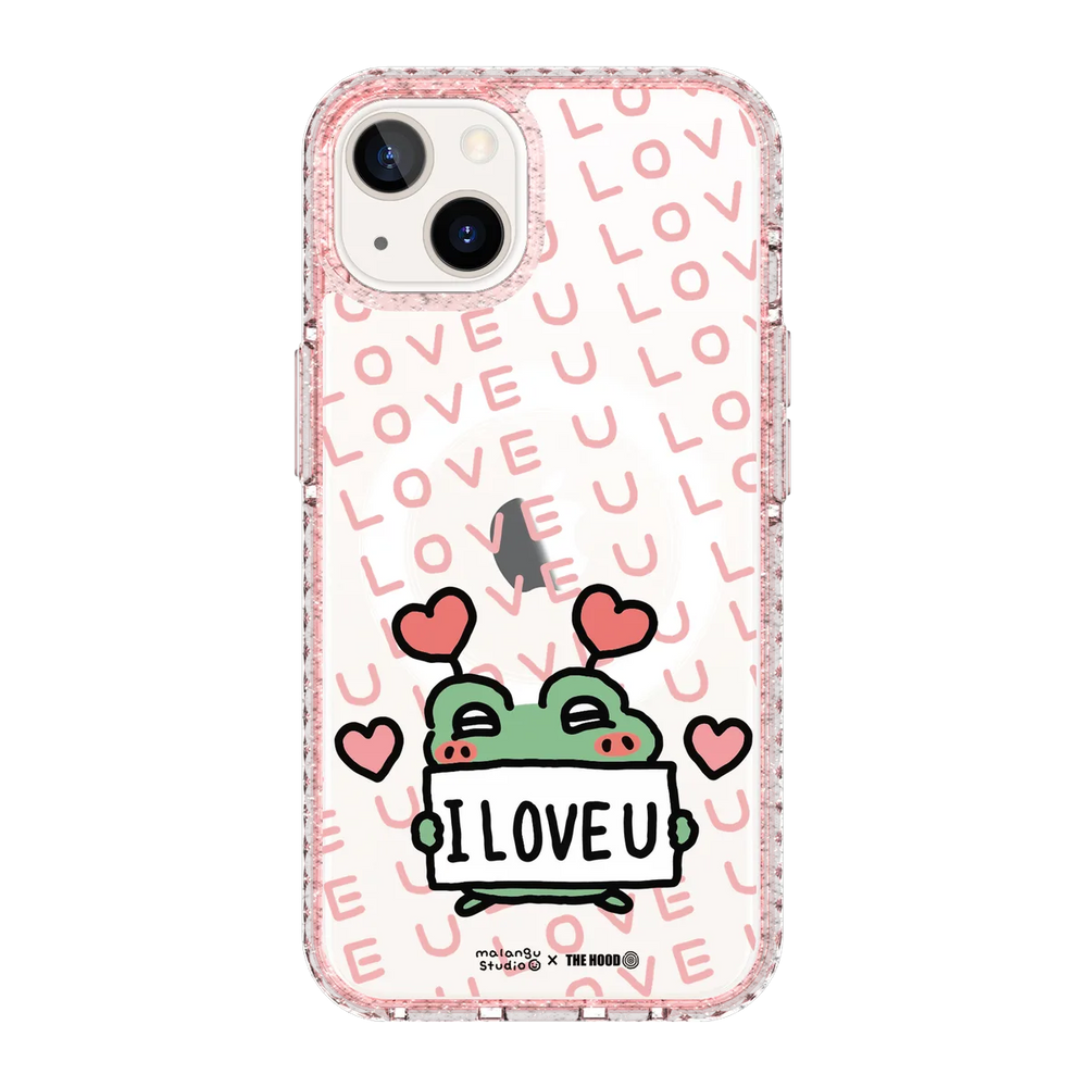 6142-iphone-13-golden-case-magsafe-compatible-pink-glitter