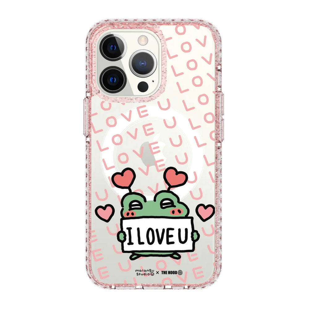 6142-iphone-13-pro-golden-case-magsafe-compatible-pink-glitter