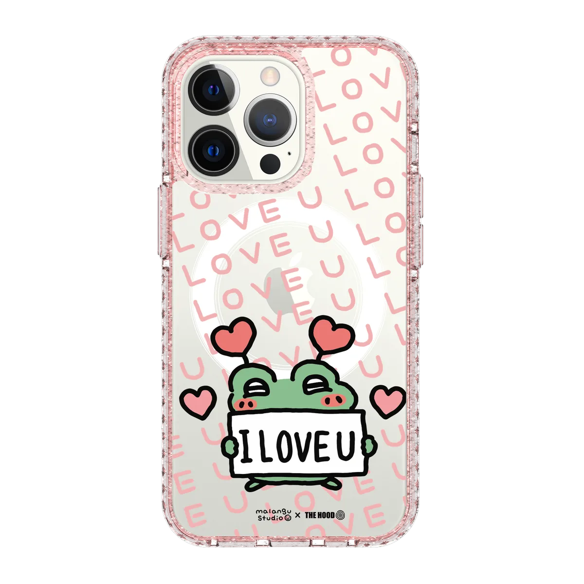 6142-iphone-13-pro-golden-case-magsafe-compatible-pink-glitter