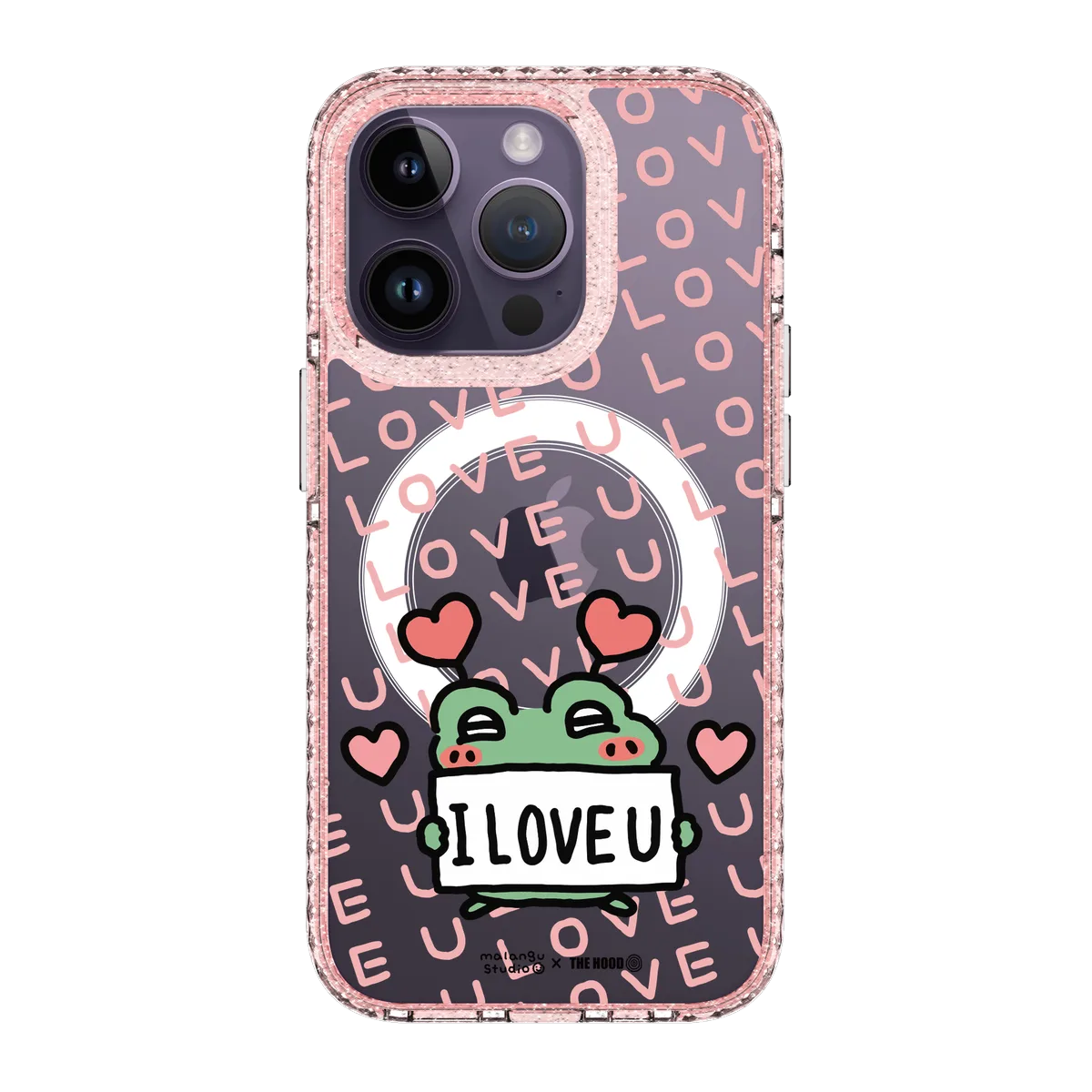 6142-iphone-14-pro-golden-case-magsafe-compatible-pink-glitter