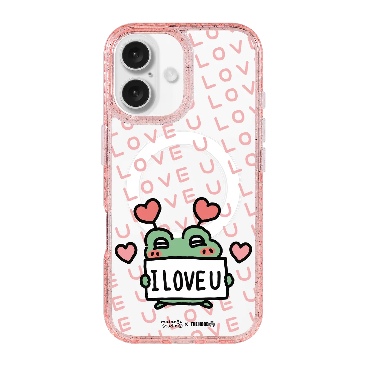 6142-iphone-16-golden-case-magsafe-compatible-pink-glitter