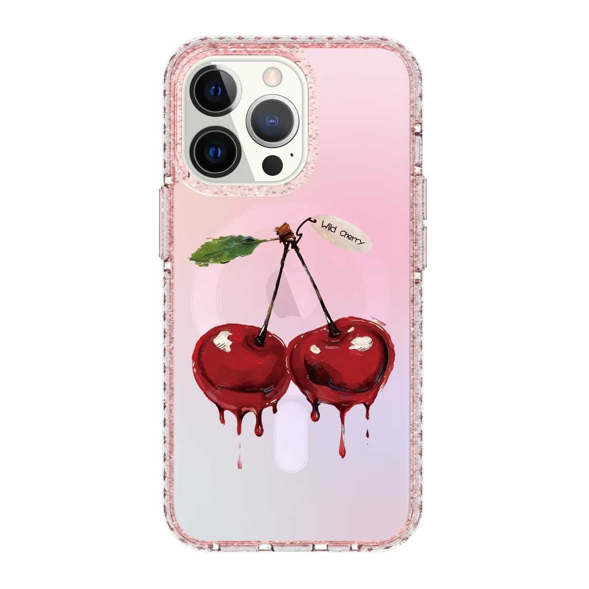 6213-iphone-13-pro-golden-case-magsafe-compatible-pink-glitter