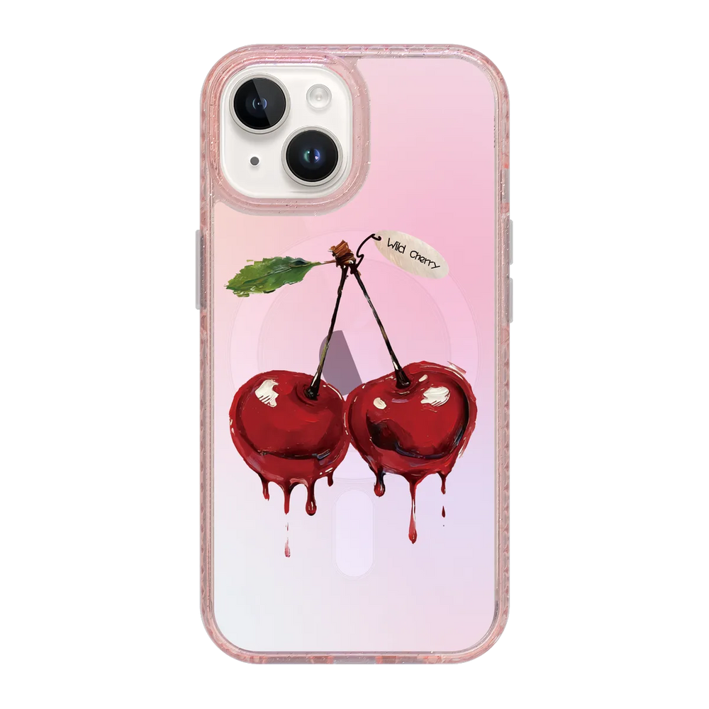 6213-iphone-15-golden-case-magsafe-compatible-pink-glitter