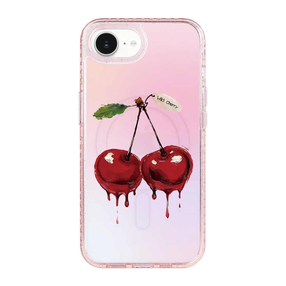 6213-iphone-16-e-golden-case-magsafe-compatible-pink-glitter