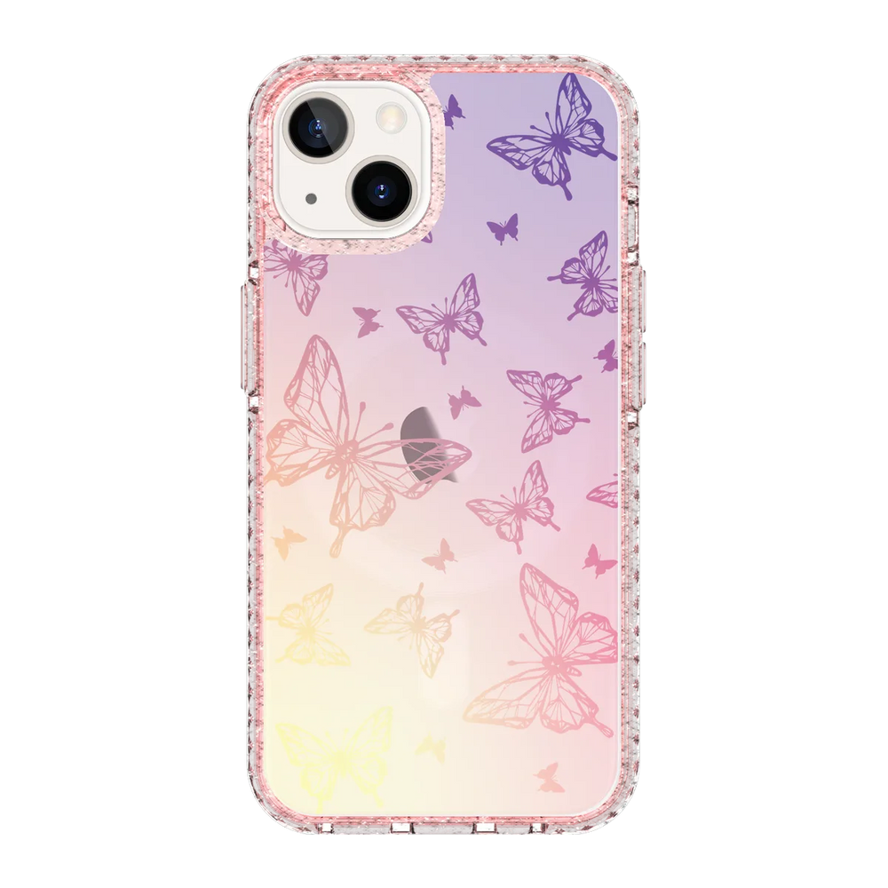 6215-iphone-13-golden-case-magsafe-compatible-pink-glitter