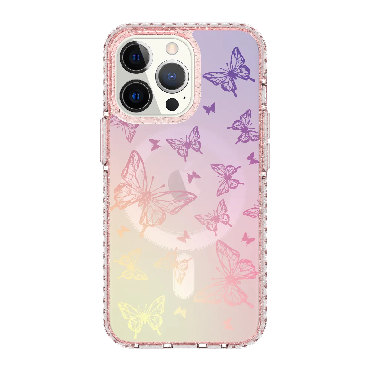 6215-iphone-13-pro-golden-case-magsafe-compatible-pink-glitter