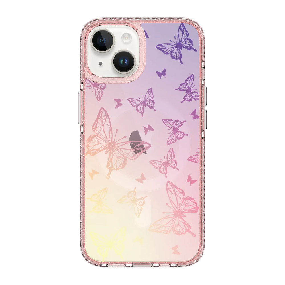 6215-iphone-14-golden-case-magsafe-compatible-pink-glitter