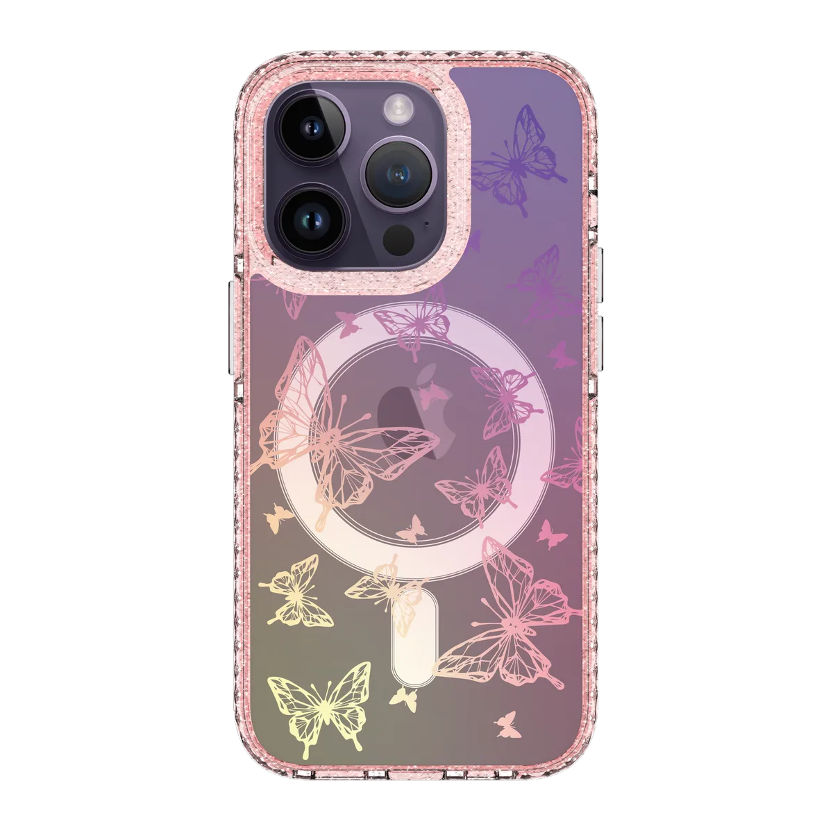 6215-iphone-14-pro-golden-case-magsafe-compatible-pink-glitter