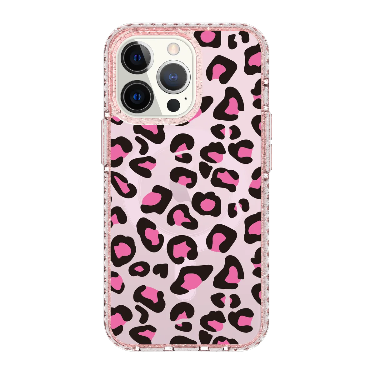 6216-iphone-13-pro-golden-case-magsafe-compatible-pink-glitter