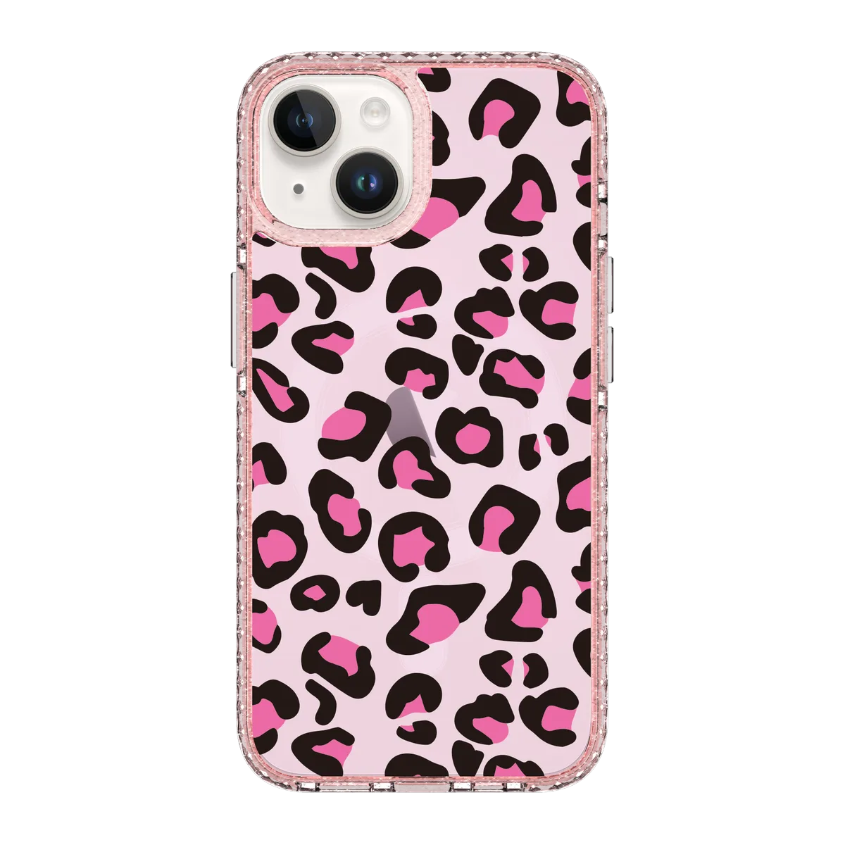 6216-iphone-14-golden-case-magsafe-compatible-pink-glitter