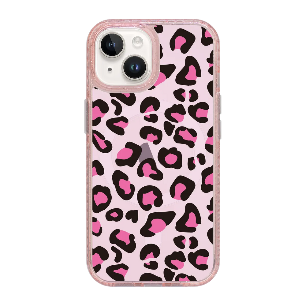 6216-iphone-15-golden-case-magsafe-compatible-pink-glitter