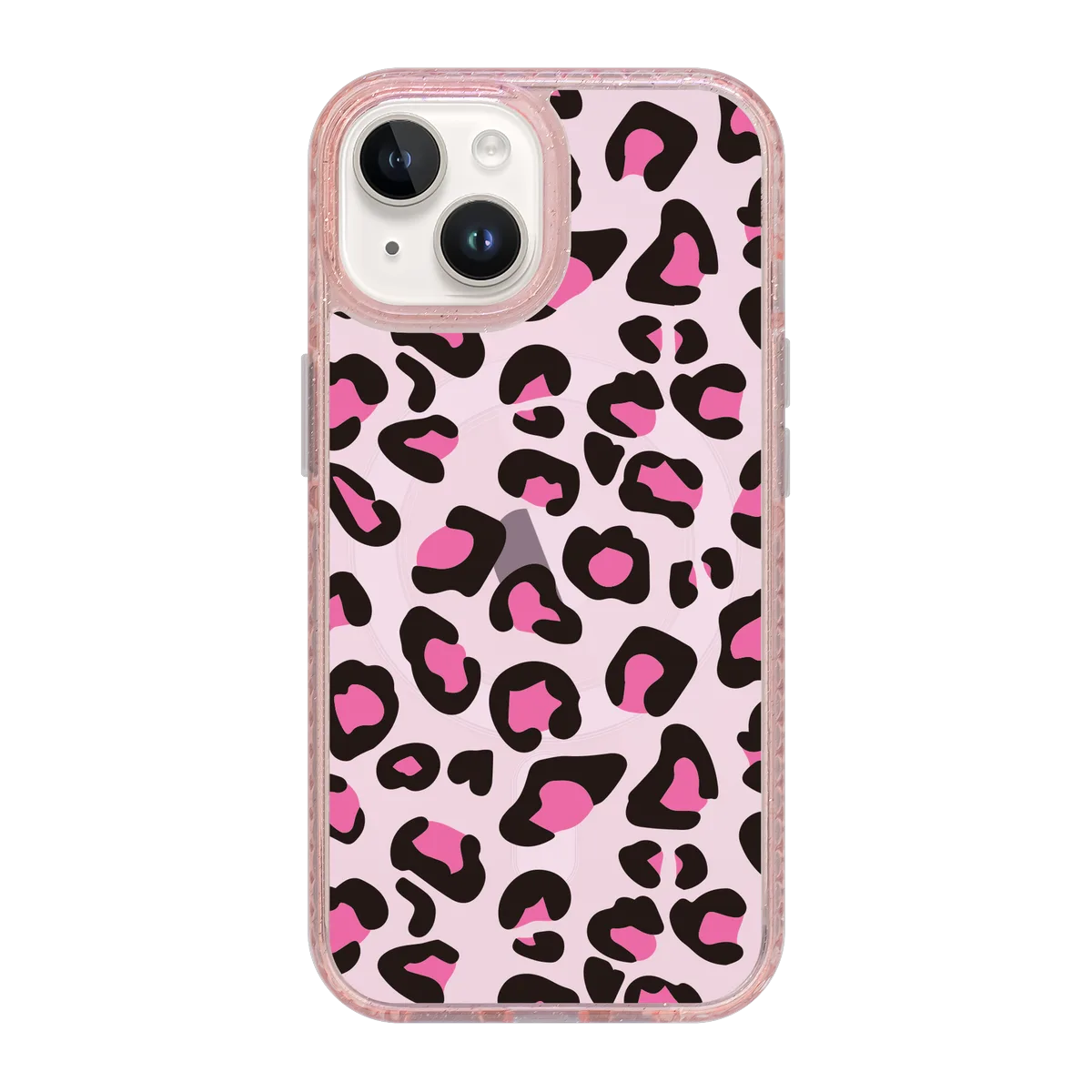 6216-iphone-15-golden-case-magsafe-compatible-pink-glitter