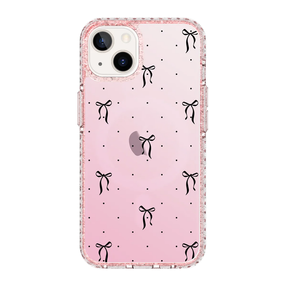 6217-iphone-13-golden-case-magsafe-compatible-pink-glitter