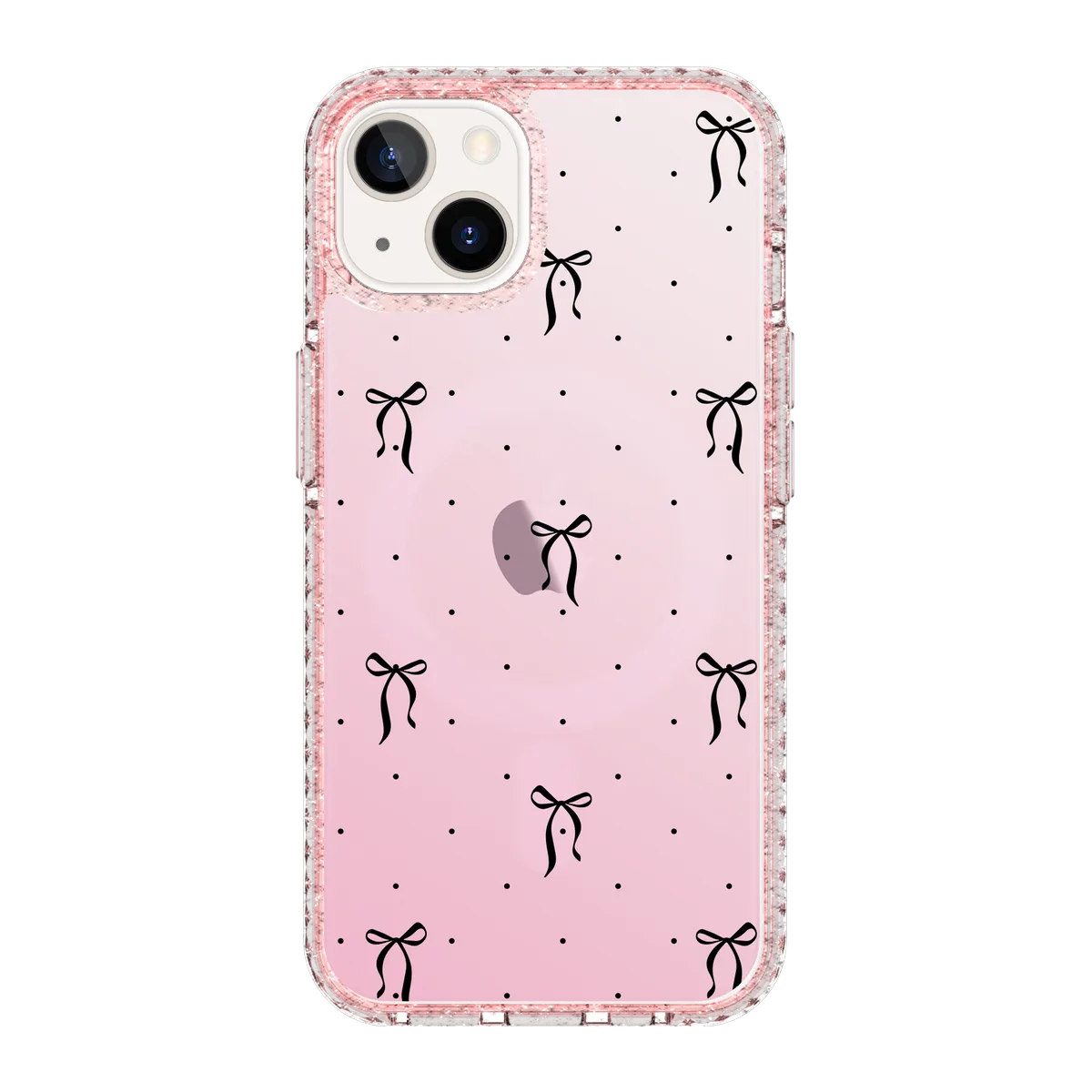 6217-iphone-13-golden-case-magsafe-compatible-pink-glitter