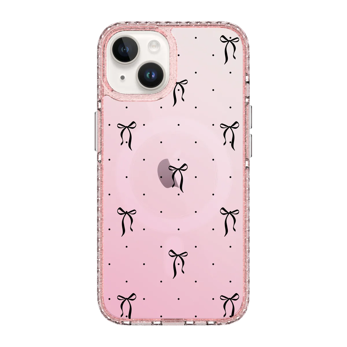 6217-iphone-14-golden-case-magsafe-compatible-pink-glitter