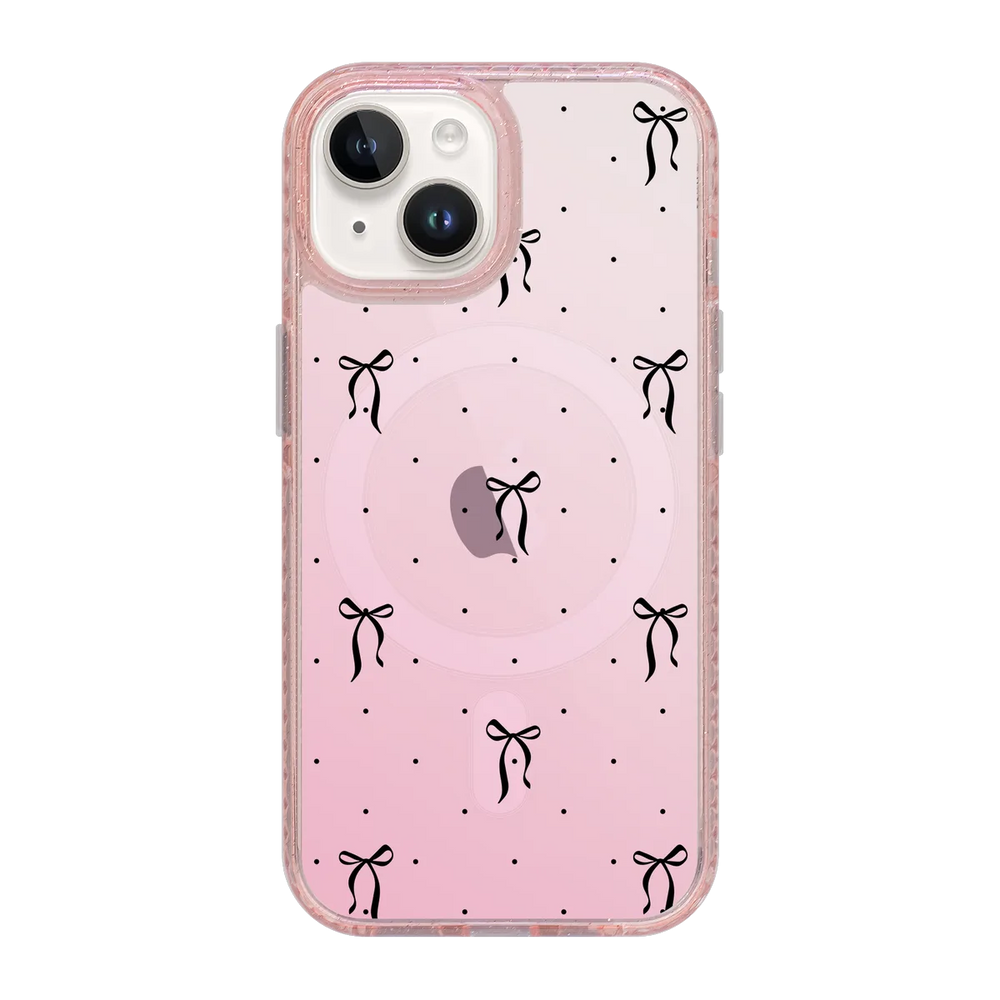 6217-iphone-15-golden-case-magsafe-compatible-pink-glitter