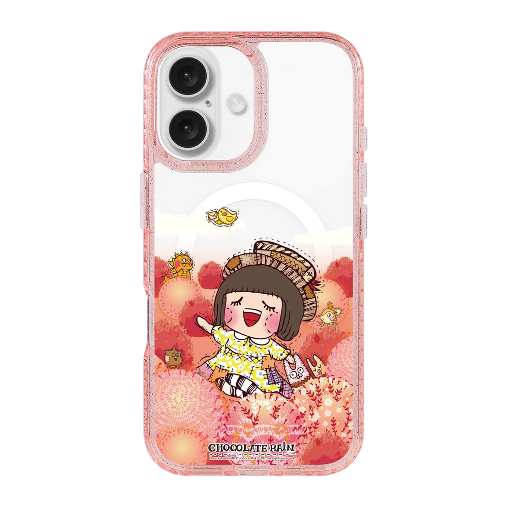 6236-iphone-16-golden-case-magsafe-compatible-pink-glitter