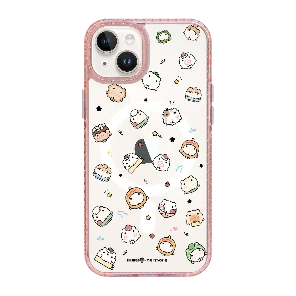 6243-iphone-15-plus-golden-case-magsafe-compatible-pink-glitter
