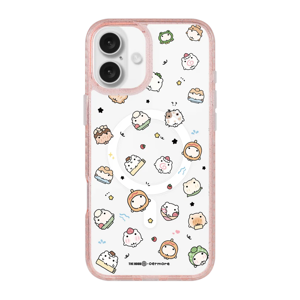 6243-iphone-16-plus-golden-case-magsafe-compatible-pink-glitter