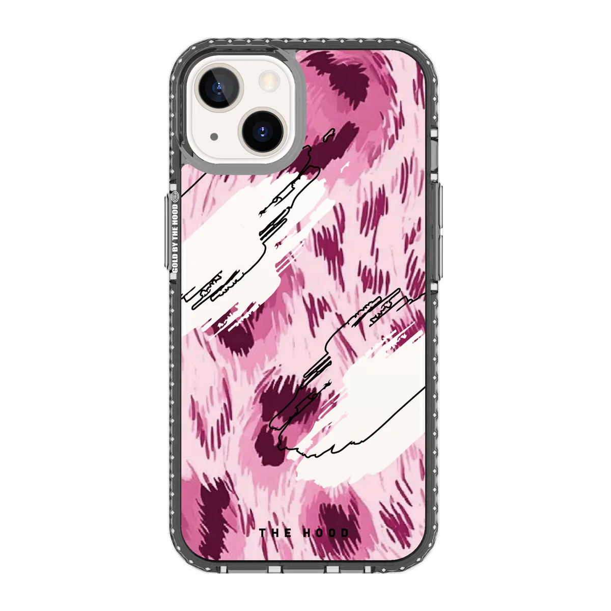 6269 Pink Leopard Brush - iPhone 13 Case – THE HOOD