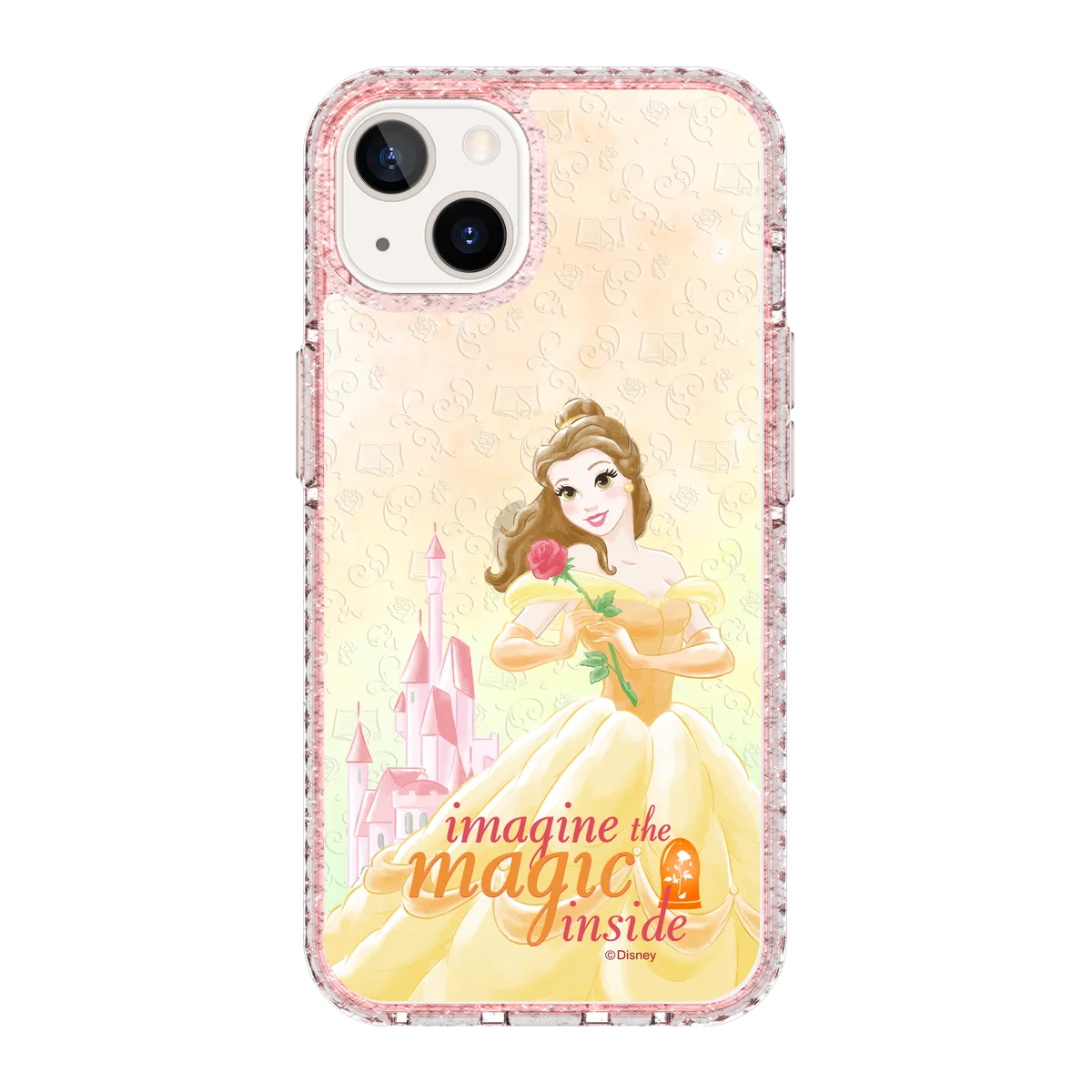 6276-iphone-13-golden-case-magsafe-compatible-pink-glitter