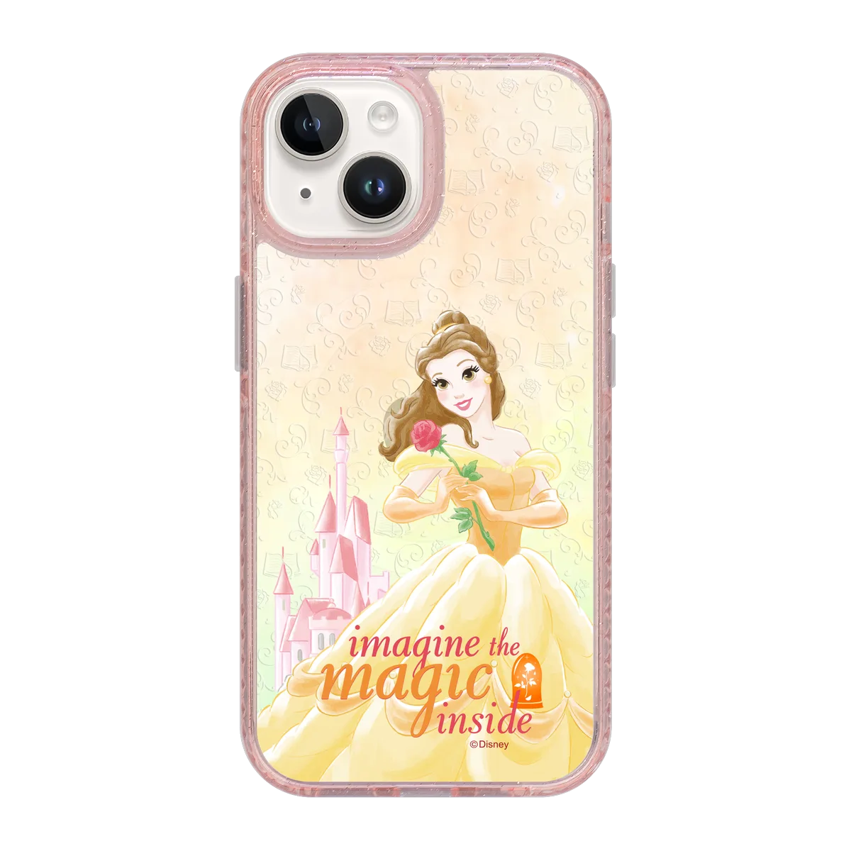 6276-iphone-15-golden-case-magsafe-compatible-pink-glitter