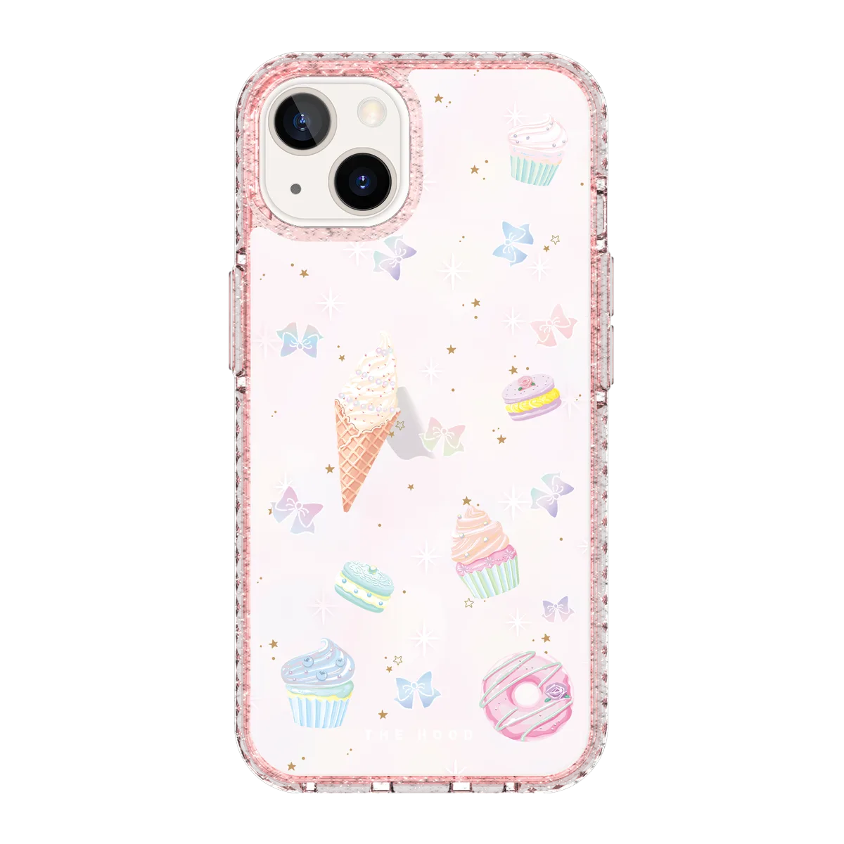 6288-iphone-13-golden-case-magsafe-compatible-pink-glitter