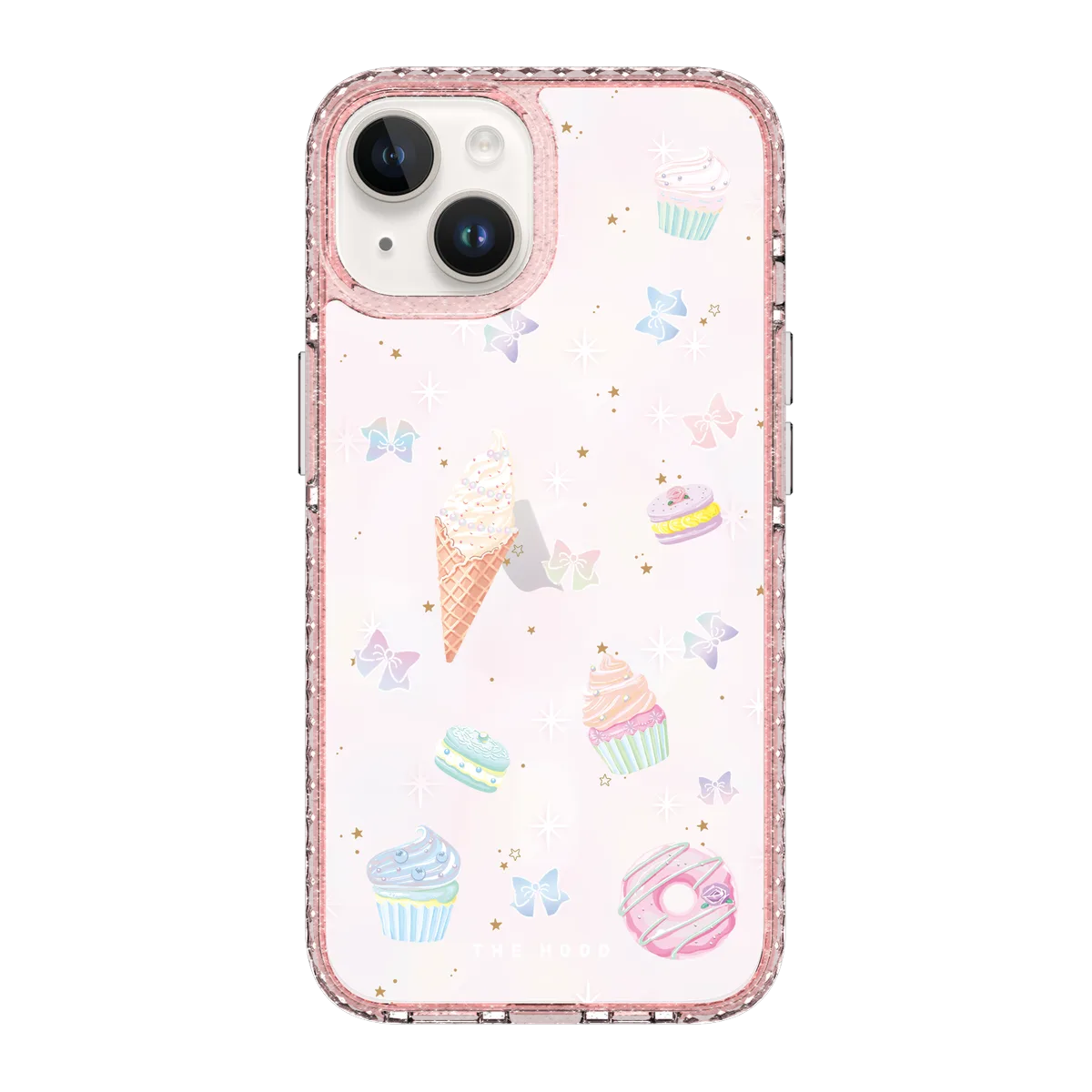 6288-iphone-14-golden-case-magsafe-compatible-pink-glitter