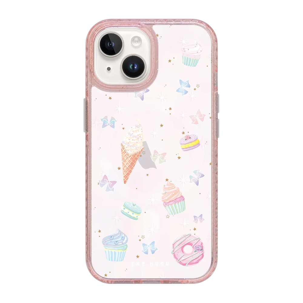 6288-iphone-15-golden-case-magsafe-compatible-pink-glitter
