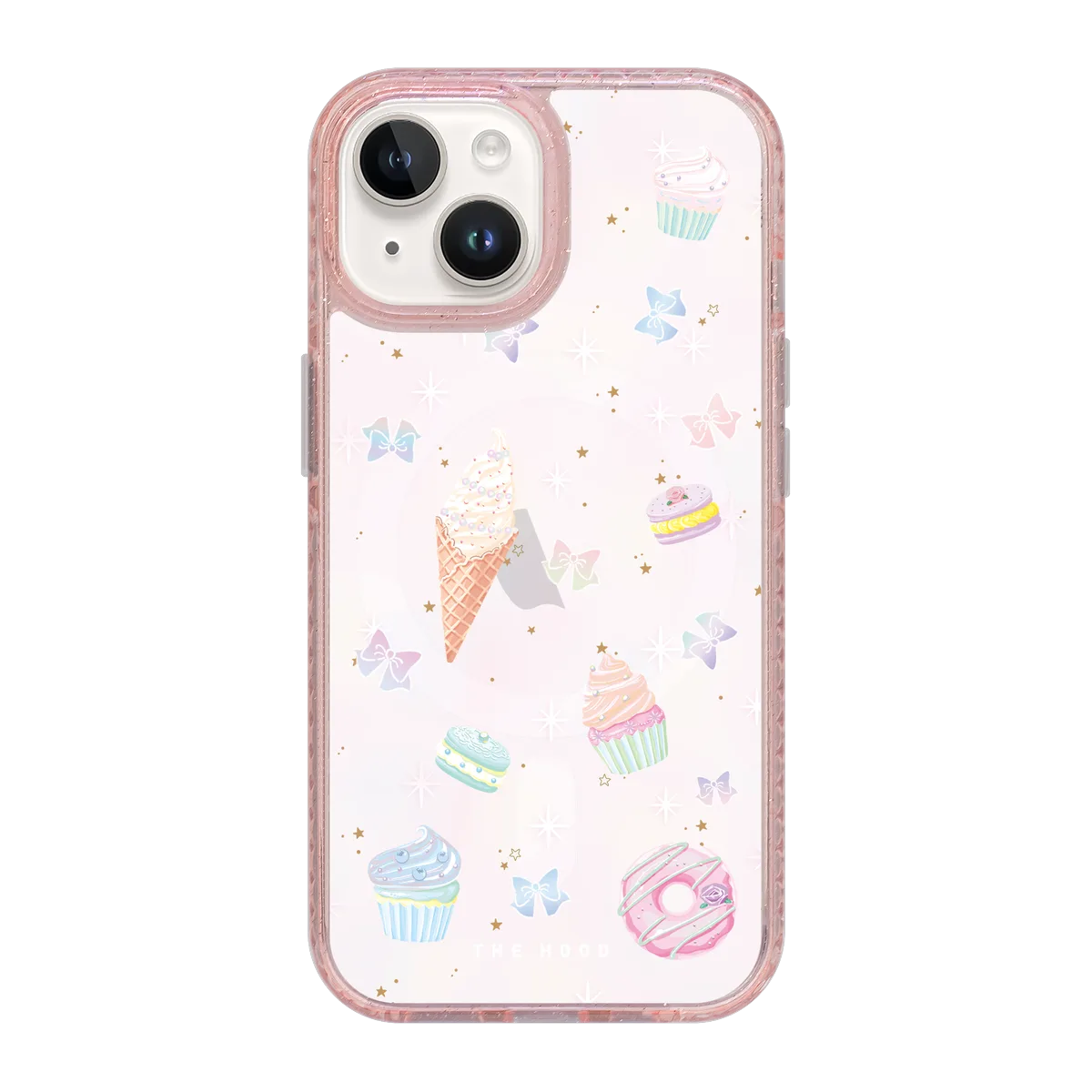 6288-iphone-15-golden-case-magsafe-compatible-pink-glitter