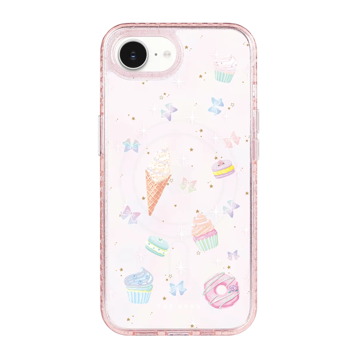 6288-iphone-16-e-golden-case-magsafe-compatible-pink-glitter